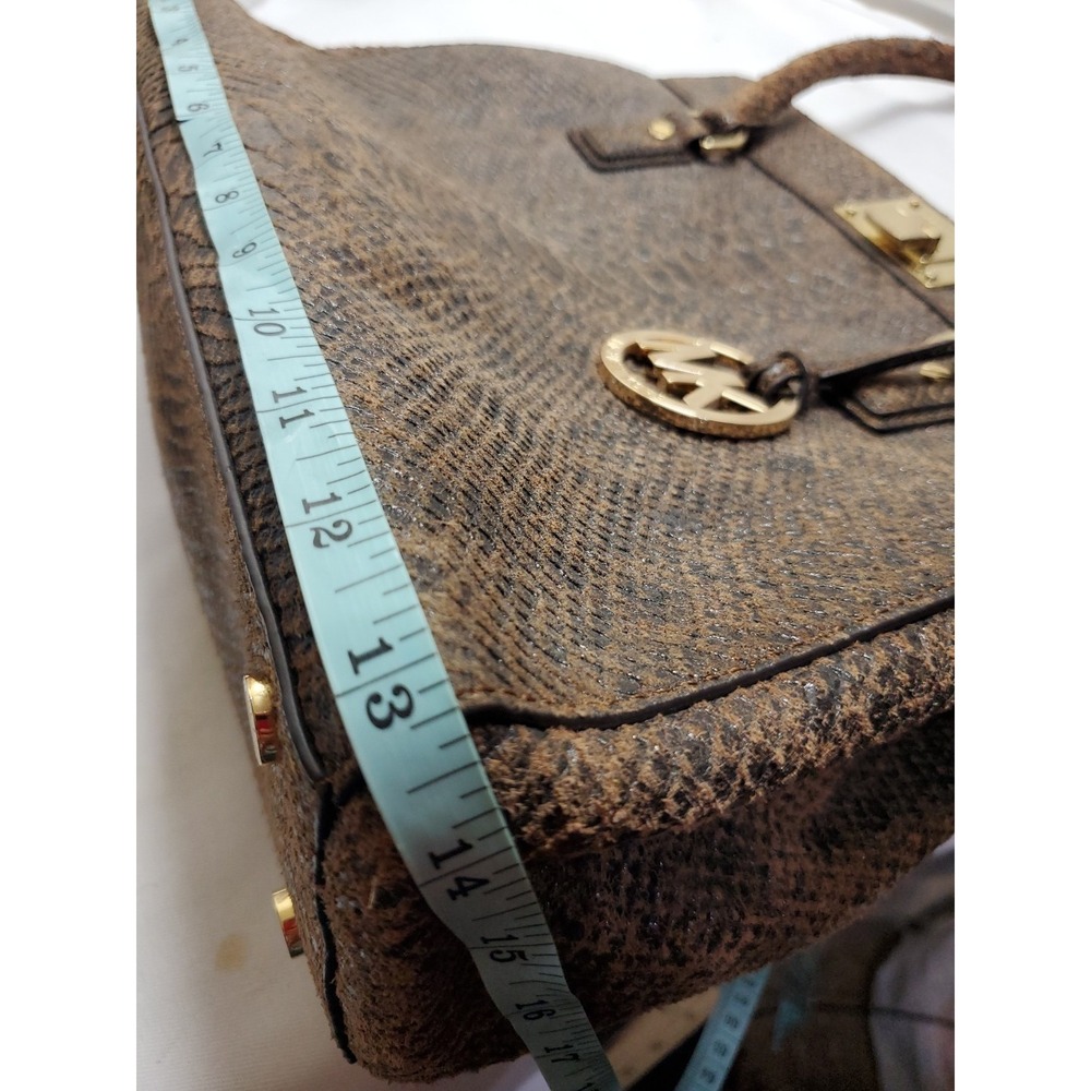 Michael Kors Bag Astrid Python Embossed Leather B… - image 15